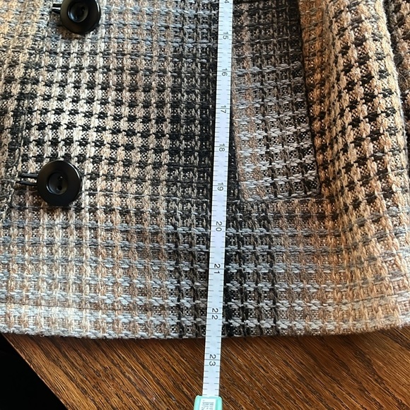 ❤️Axcess coat hip length women’s L Lined brown tones - Picture 10 of 11